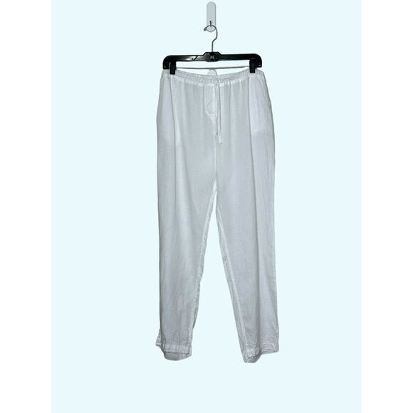 Gorsuch white linen pull on pants size XL - Picture 1 of 6